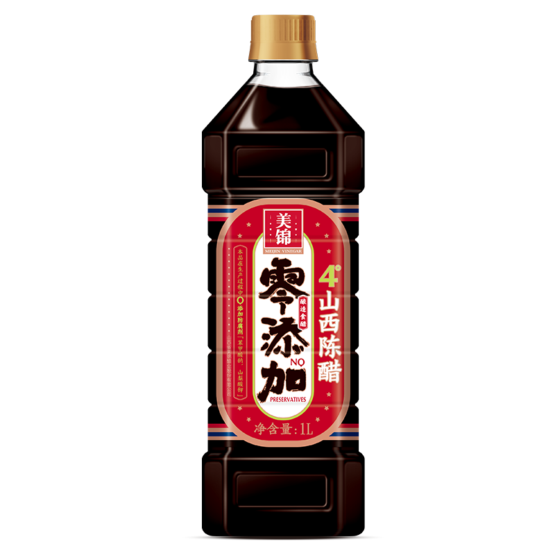 4&deg;山西陈醋1L